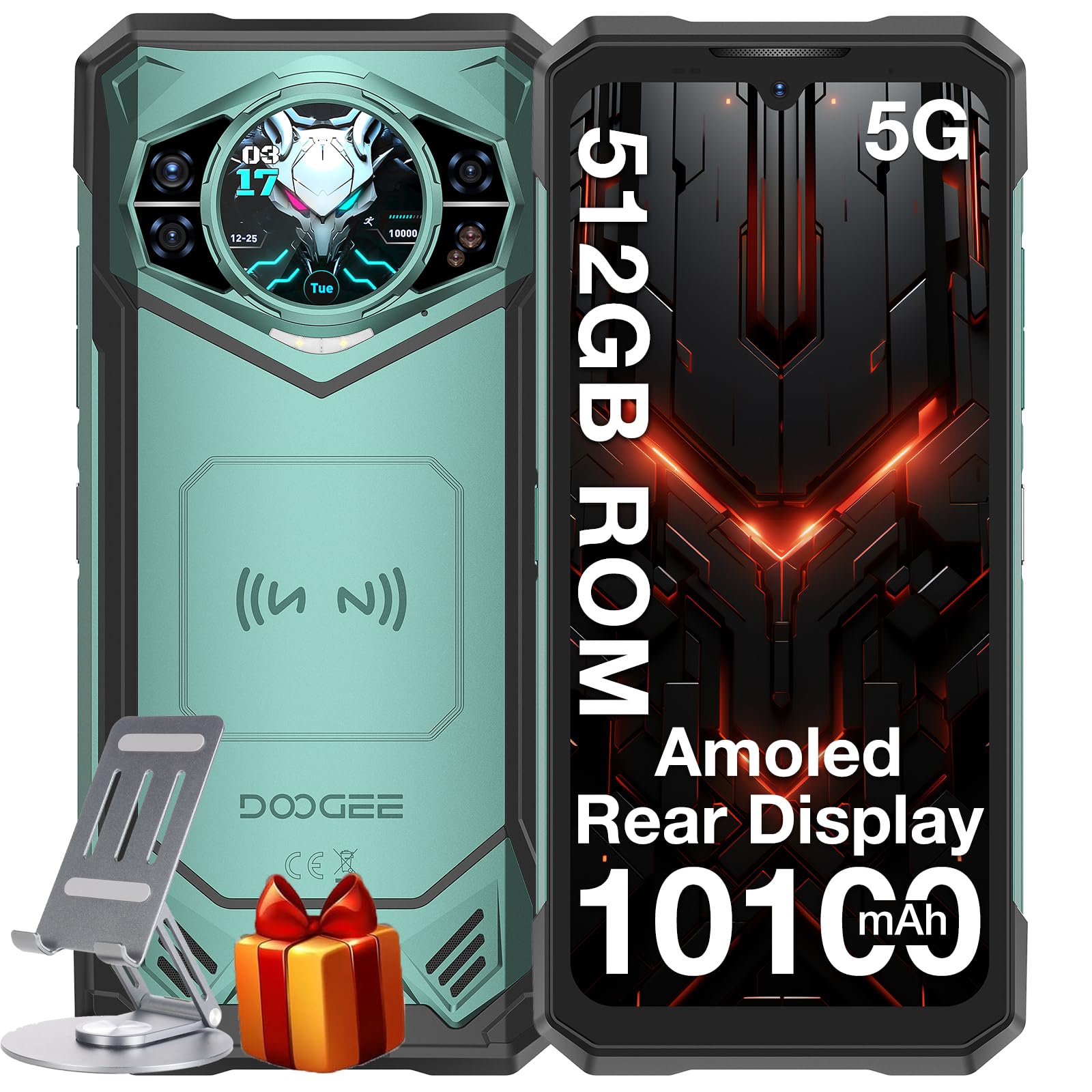 Amazon.com: DOOGEE S200 X Rugged Phone 5G, 32GB+512GB/TF 2TB